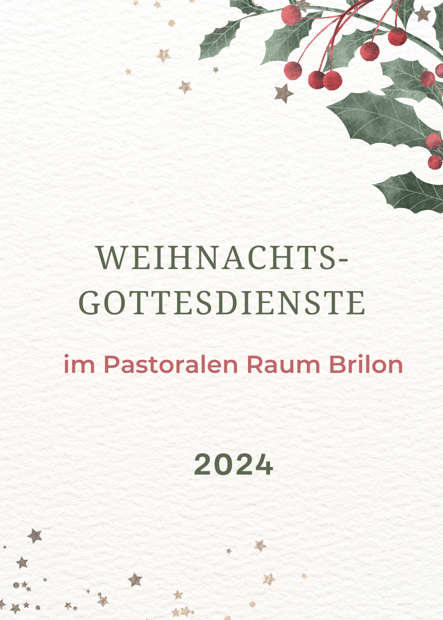 Grün Rot Weiß Illustrativ Watercolor Festlich Weihnachtsfeier Weihnachten Einladung