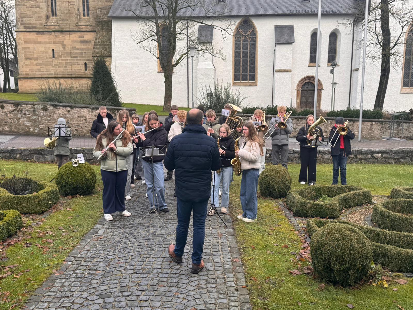 Marienschule Weihnachtsmusik Marienschule Blasmusik Weihnachten