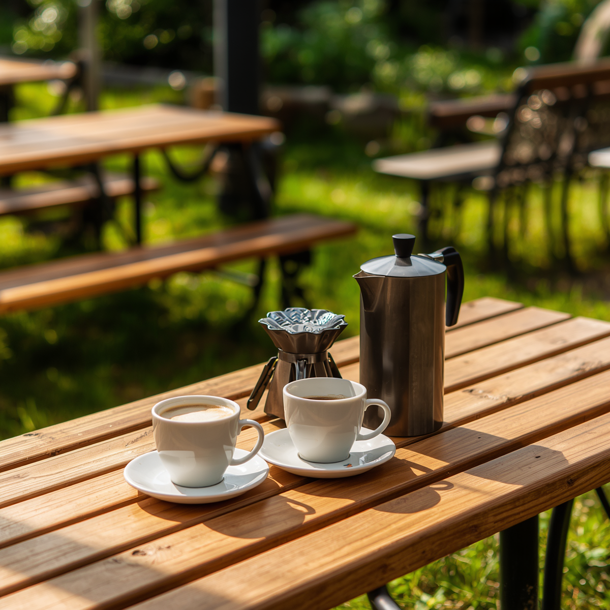 Kaffee und Kuchen, Natur